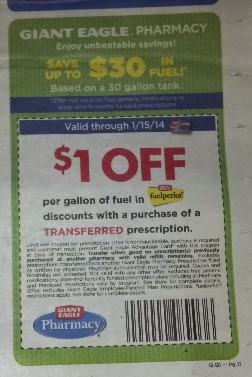 Giant Eagle Pharmacy Transfer Coupon / Deals Gone Wild Kitchener - Free Printable Giant Eagle Coupons