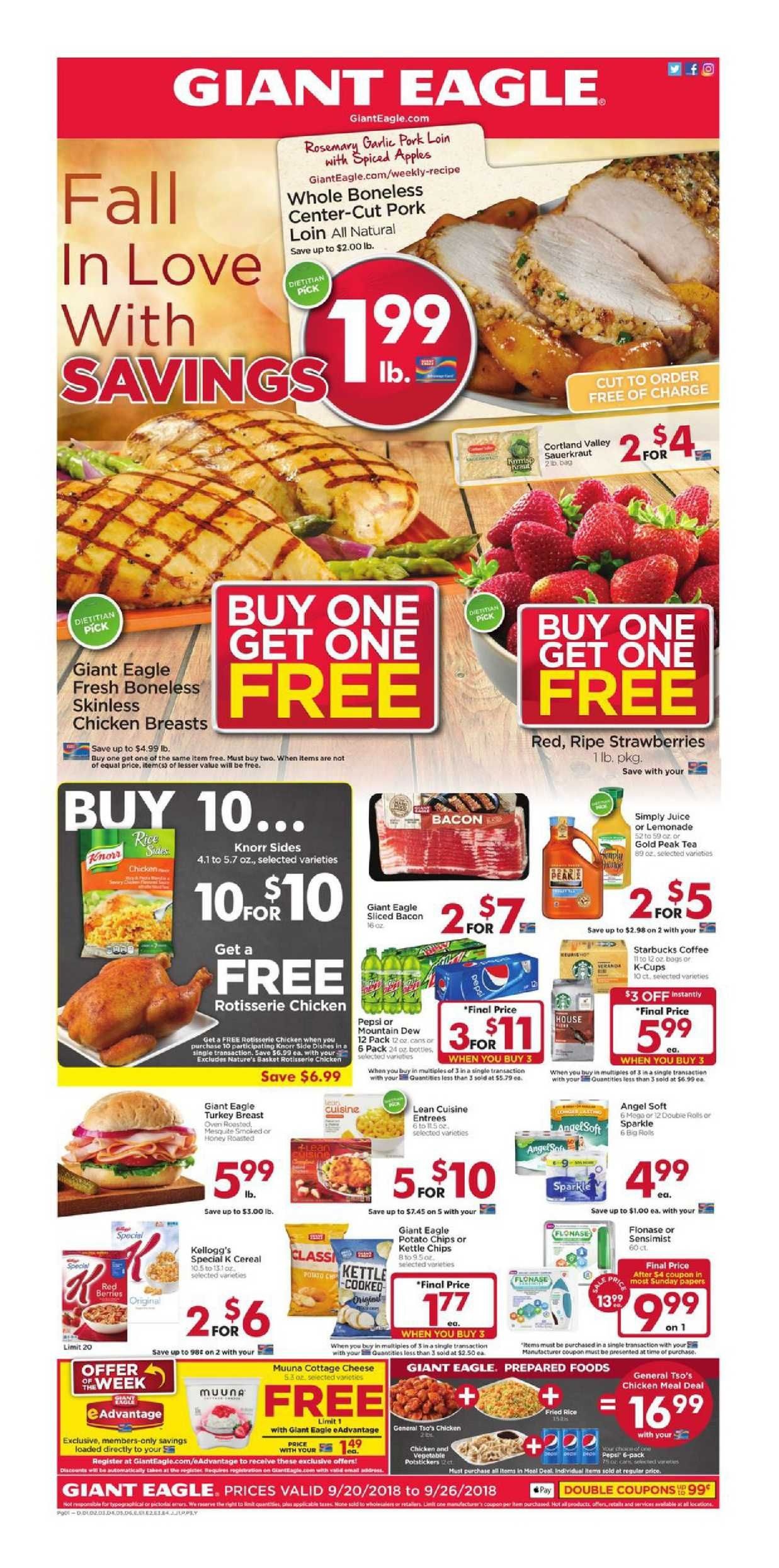 Giant Eagle Weekly Ad Matchups 8/178/23 Free Tide, Free Pillsbury