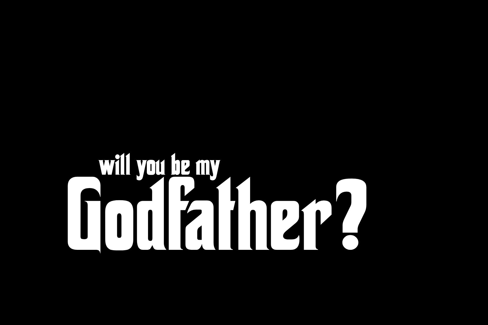 Godparent Gifts - Will You Be My Godmother Printable Card Free