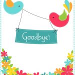Goodbye From Your Colleagues   Free Good Luck Card | Greetings   Free Printable Goodbye Cards