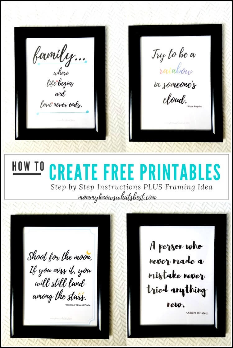 Got Quotes? Learn How To Create Printable Quotes To Frame Using Canva - Free Printable Quotes And Sayings