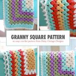 Granny Square Pattern   A Free Crochet Pattern   Free Printable Crochet Granny Square Patterns