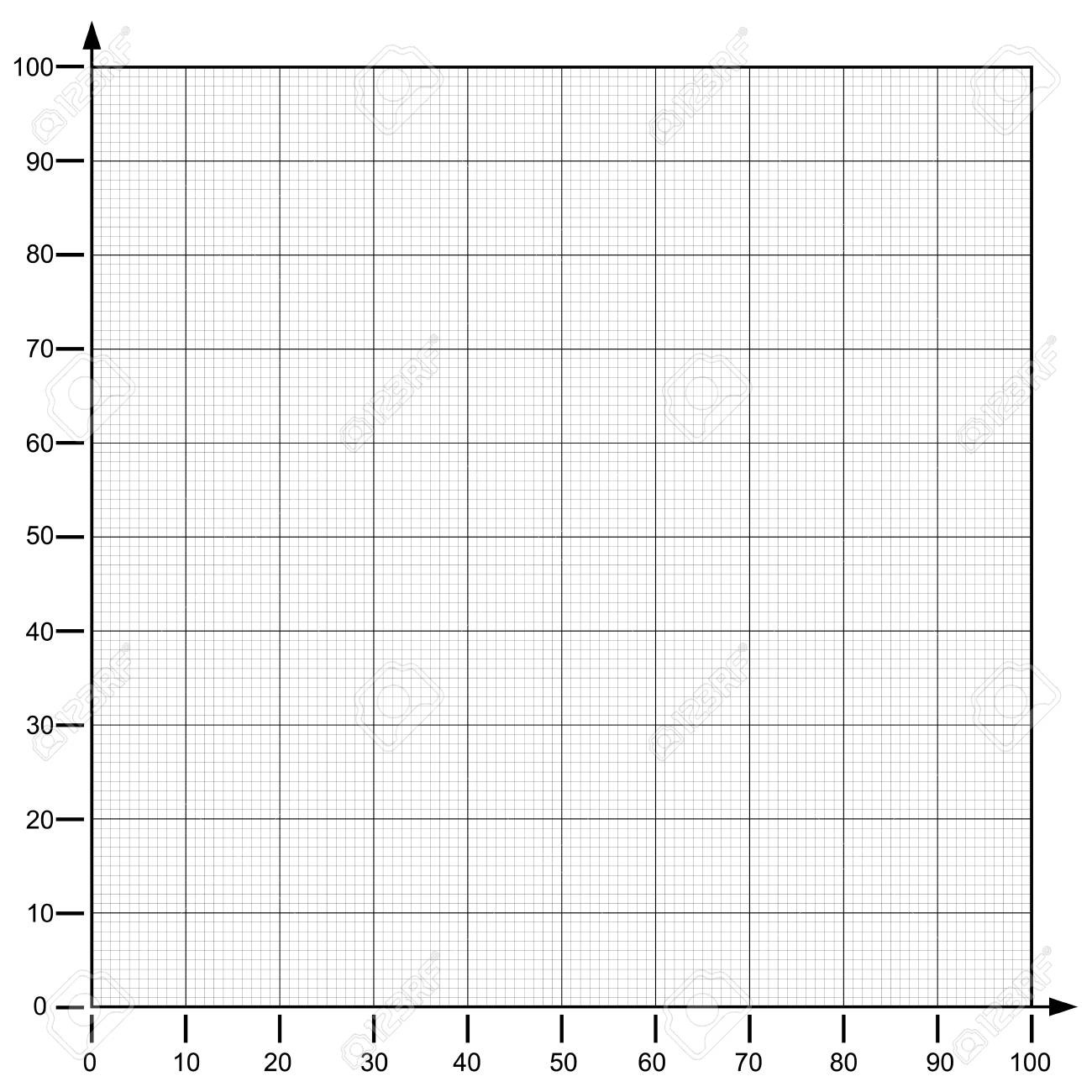 Graph Paper Coordinate Paper Grid Paper Squared Paper Royalty Free - Free Printable Graph Paper No Download