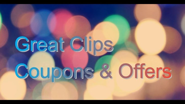 Great Clips Free Coupons Printable