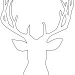Great Template For Reindeer Antlers Pictures. Template Reindeer   Reindeer Antlers Template Free Printable