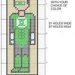 Green Lantern 8 Bit Bookmark Plastic Canvas Patternmichael   Free Printable Plastic Canvas Patterns Bookmarks