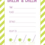 Grillin' & Chillin' – Free Printable Cook Out Invitations   Free Printable Cookout Invitations