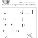 Guess The Missing Letters Worksheet (Free Printable)   Doozy Moo   Free Printable Letter Worksheets