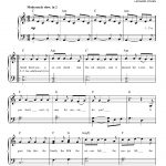 Hallelujahleonard Cohen Very Easy Piano Digital Sheet Music In   Free Printable Piano Sheet Music For Hallelujah By Leonard Cohen