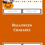 Halloween Charades: Printable Halloween Game   The Joys Of Boys   Free Printable Charades Cards