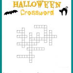 Halloween Crossword Puzzle Free Printable   Halloween Crossword Printable Free