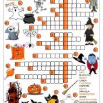 Halloween   Crossword Worksheet   Free Esl Printable Worksheets Made   Halloween Crossword Printable Free