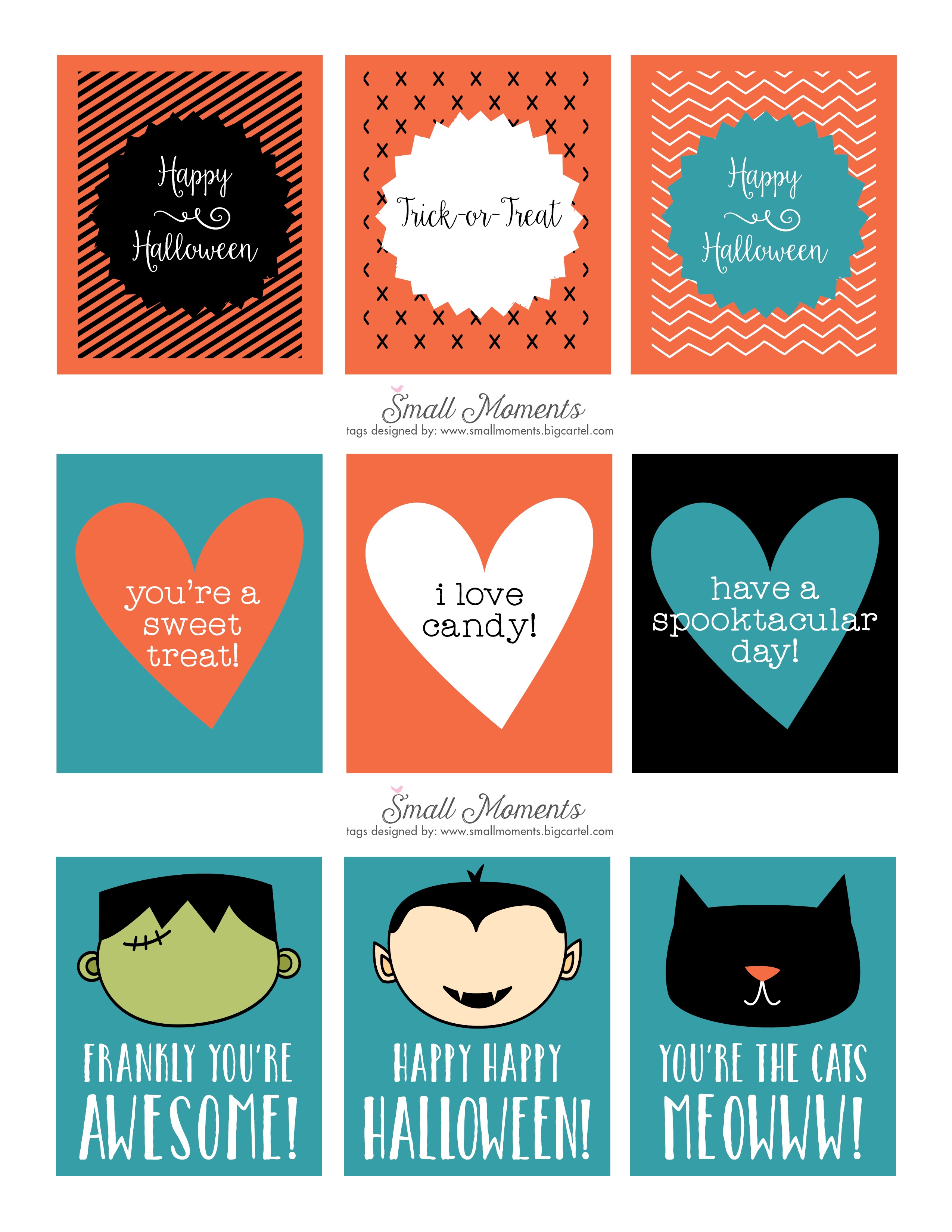 Halloween: Free Printable Tags - See Vanessa Craft - Free Printable Halloween Tags