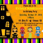 Halloween Kids Birthday Party Invitations | Printable Halloween   Free Online Halloween Invitations Printable