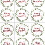 Hand Painted Gift Tags Free Printable | Christmas | Christmas Gift   Printable Gift Tags Customized Free