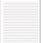 Handwriting Paper   Elementary Lined Paper Printable Free