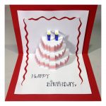 Happy Birthday Cake   Pop Up Card Tutorial   Youtube   Free Printable Pop Up Birthday Card Templates