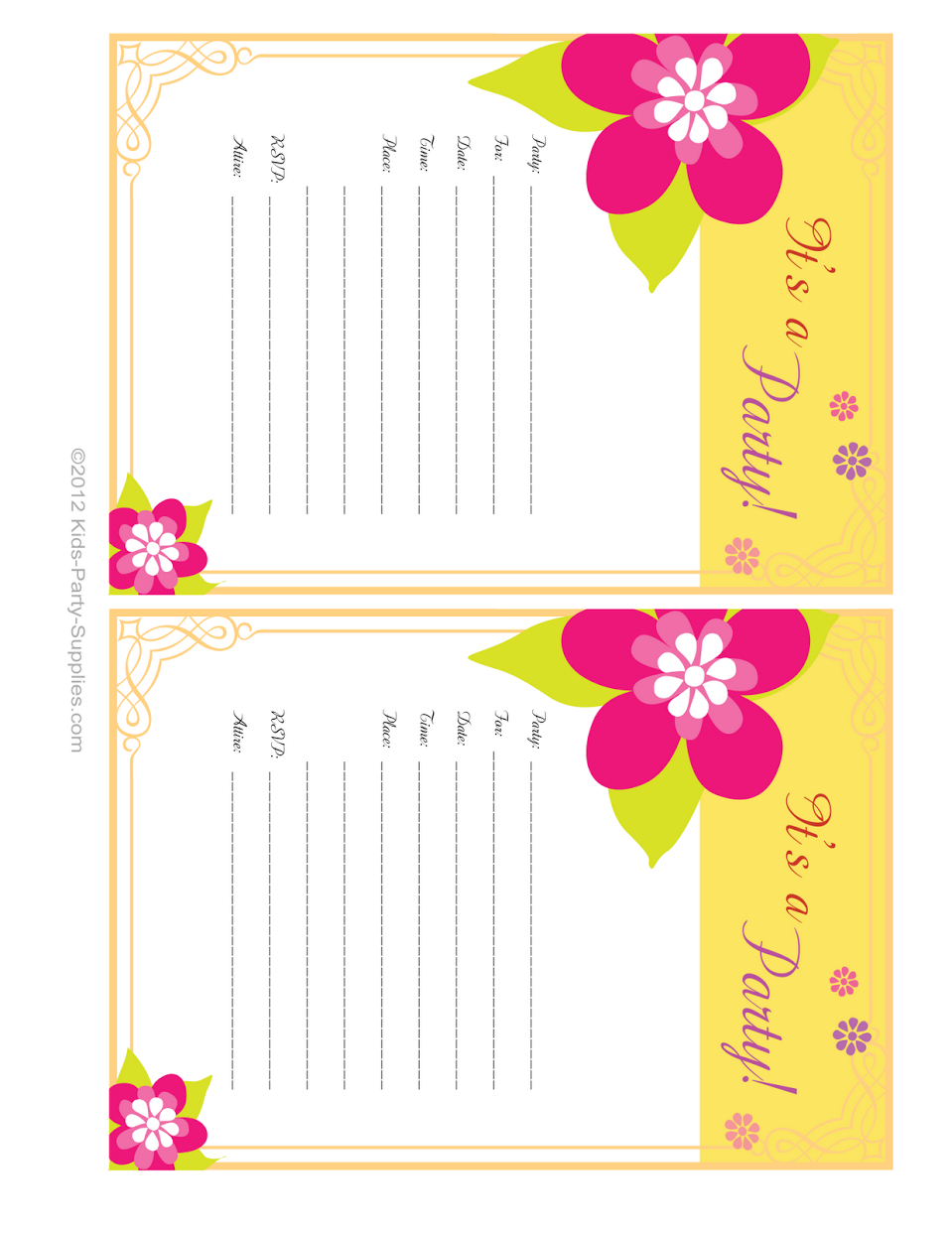 Hawaiian Party Invites Free - Tutlin.psstech.co - Hawaiian Party Invitations Free Printable