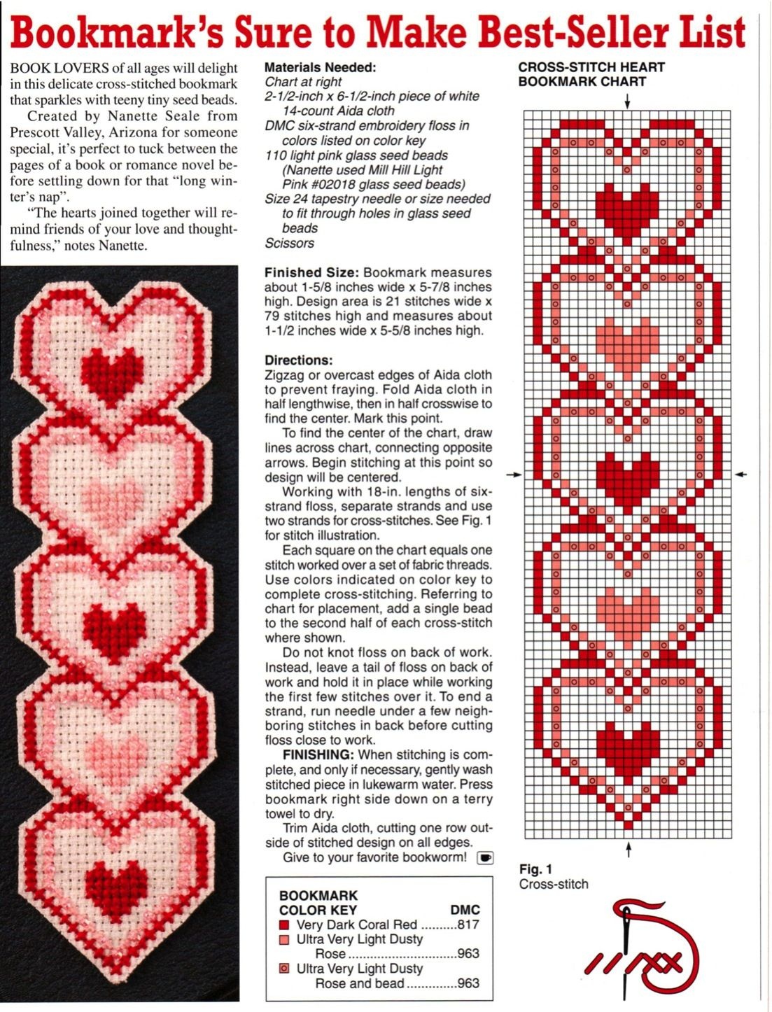 Heart Plastic Canvas Bookmark | Plastic Canvas Crafts | Plastic - Free Printable Plastic Canvas Patterns Bookmarks