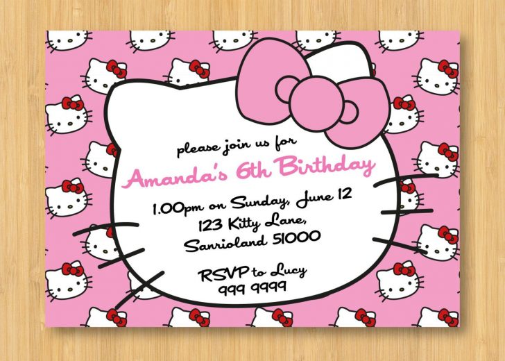 Hello Kitty Birthday Card Printable Free