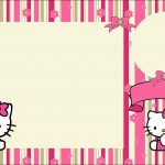 Hello Kitty With Flowers: Free Printable Invitations. | Jaz | Hello   Hello Kitty Birthday Card Printable Free