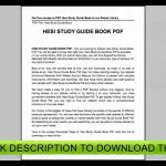 Hesi Study Guide Free   Free Printable Hesi Study Guide | Free   Free Printable Hesi Study Guide