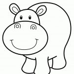 Hippo Coloring Pages Printable Free | Coloring Sheets | Easy   Free Printable Hippo Coloring Pages