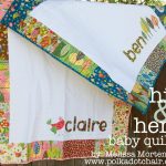 His & Hers Personalized Baby Quilt Pattern   The Polkadot Chair   Free Printable Dutch Girl Quilt Pattern