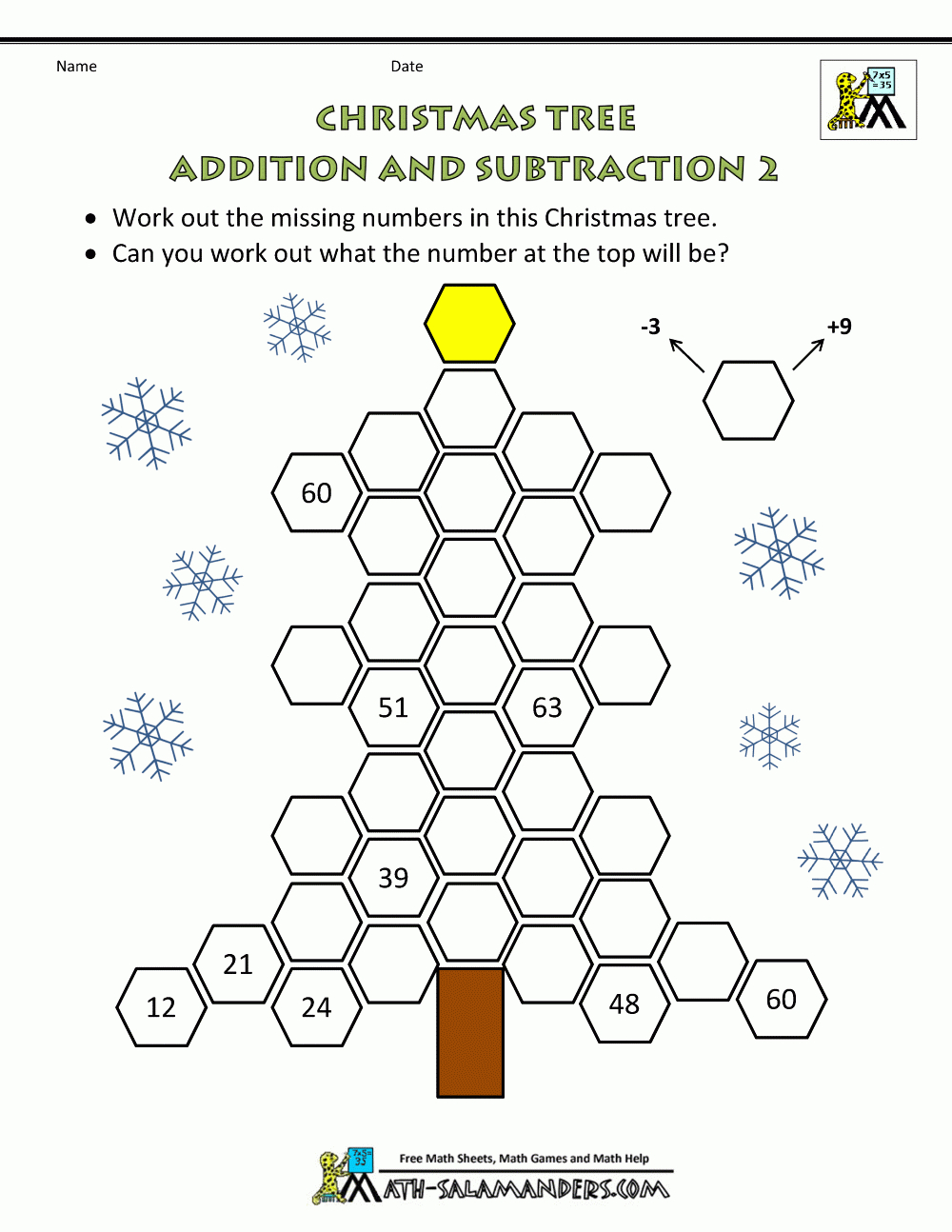 Holiday Math Worksheets | Christmas Maths Worksheet Tree Addition - Free Printable Christmas Maths Worksheets Ks1