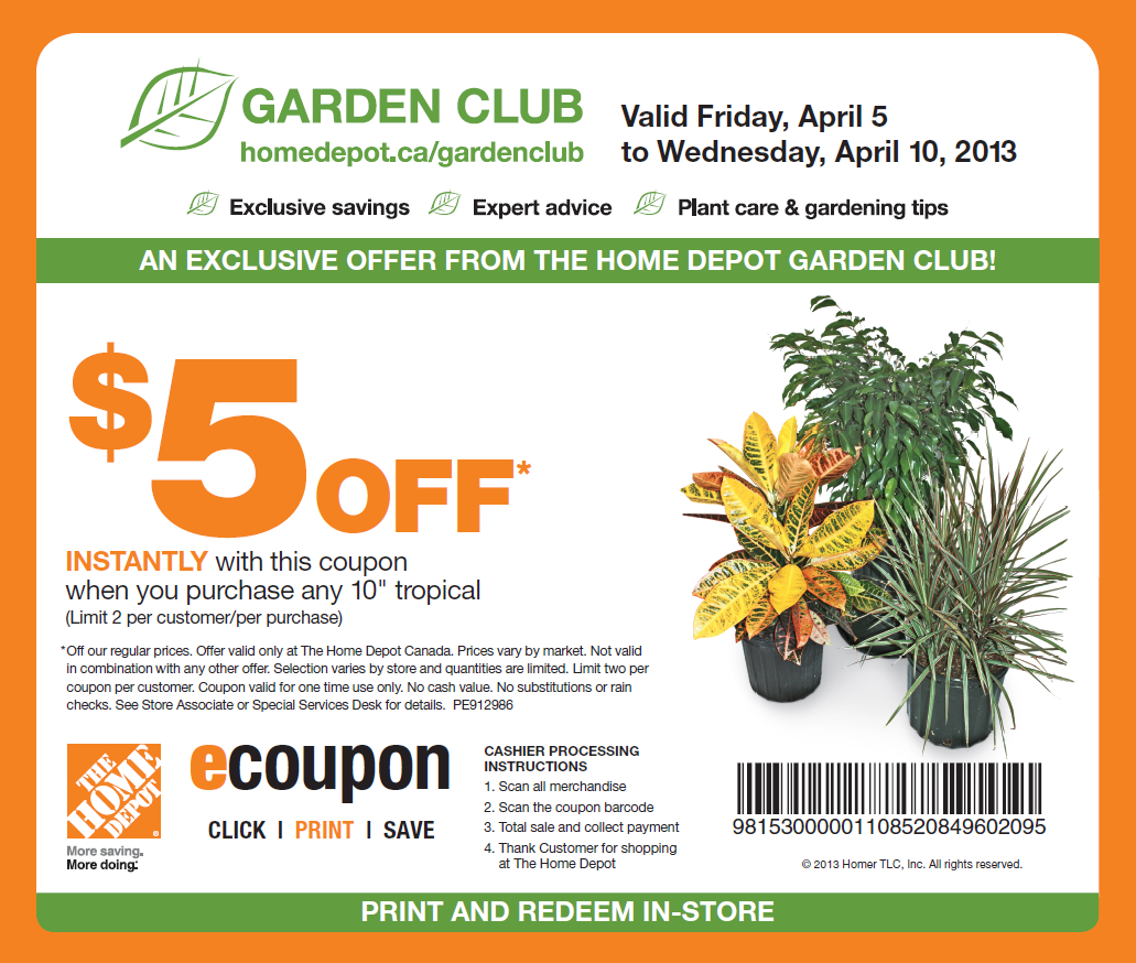 Home Depot Coupons 20 Off Printable Coupons Online Free Printable