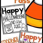 Homework Pass Halloween Printable – Festival Collections   Free Printable Halloween Homework Pass