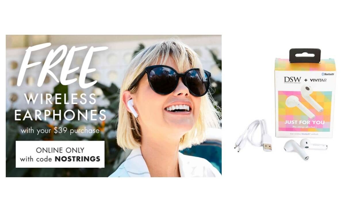 Hot! Free Wireless Headphones With Any $39 Purchase At Dsw! |Living - Free Printable Coupons For Dsw Shoes