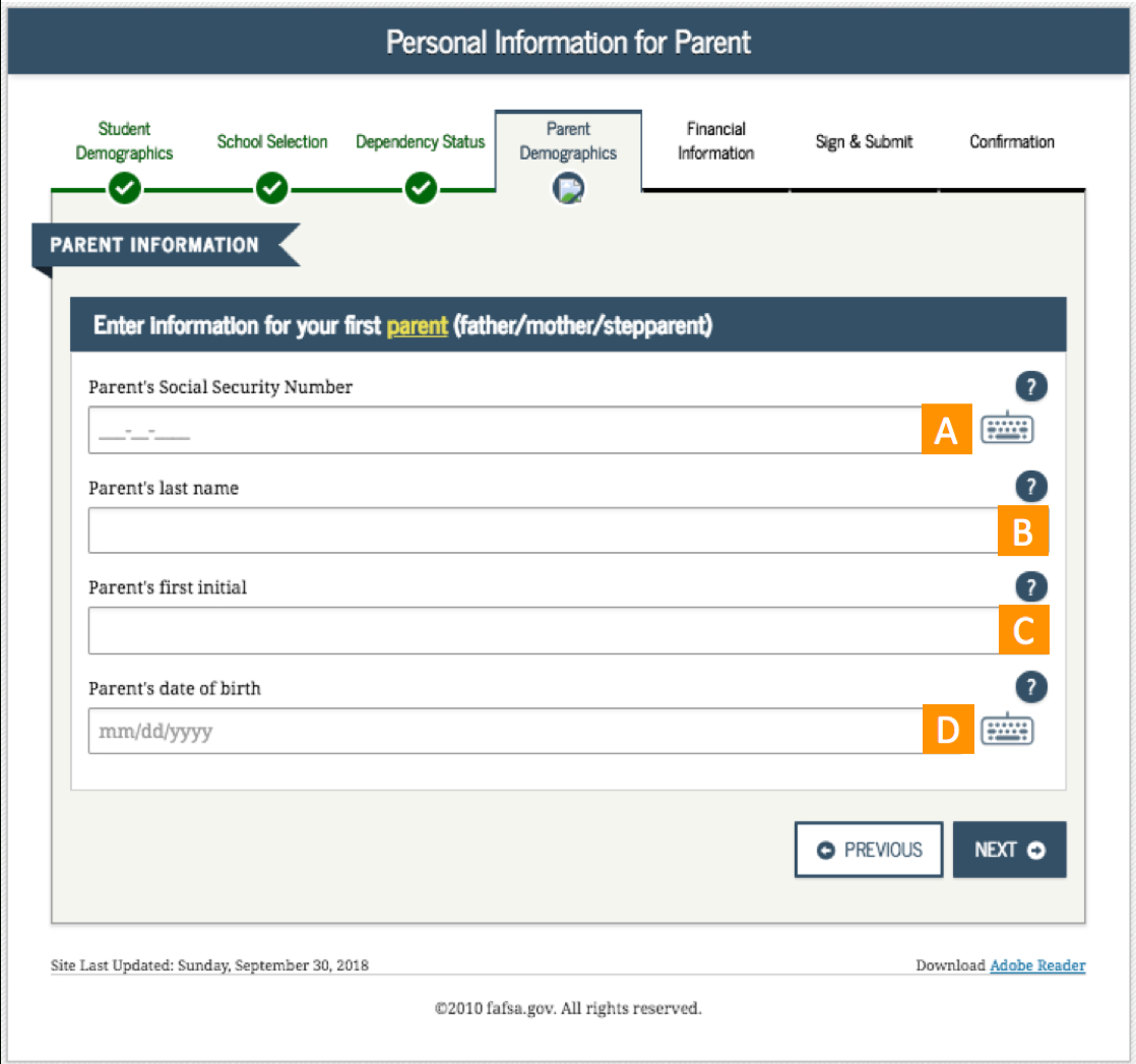 Free Printable Fafsa Application Form Free Printable