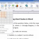 How To Create A Likert Scale/questionnaire In Word   Youtube   Free Printable Survey Generator
