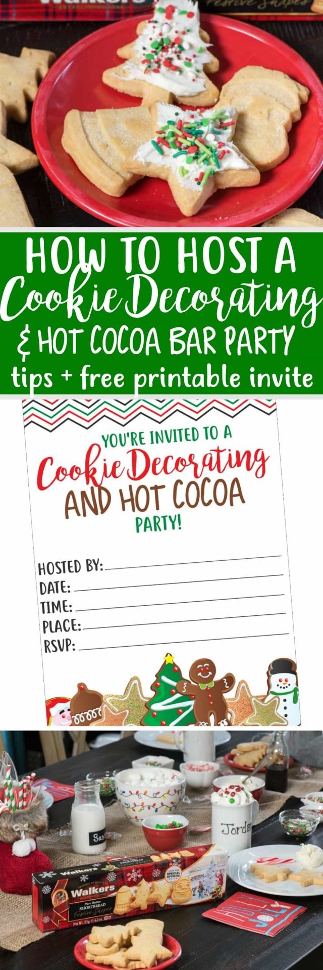 How To Host A Cookie Decorating Party For Kids - Crazy For Crust - Free Printable Cookie Decorating Invitations