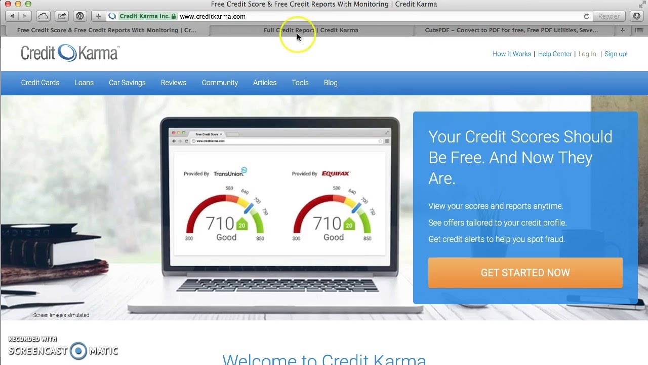 How To Print &amp;amp; Download Free Credit Report From Credit Karma - Youtube - Free Printable Credit Report