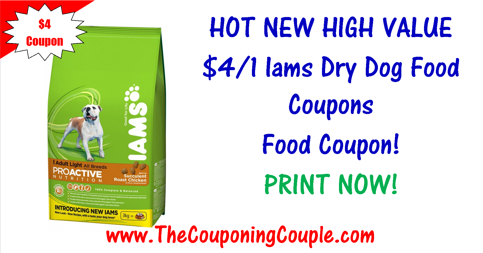 Printable Dog Food Coupon