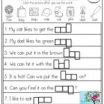 I Can Read! Simple Sentences With Cvc Words To Fill In! | Classroom   Free Printable Cvc Worksheets