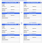 Id Card Template | In Case Of Emergency Cards | School | Id Card   Free Printable Id Cards Templates
