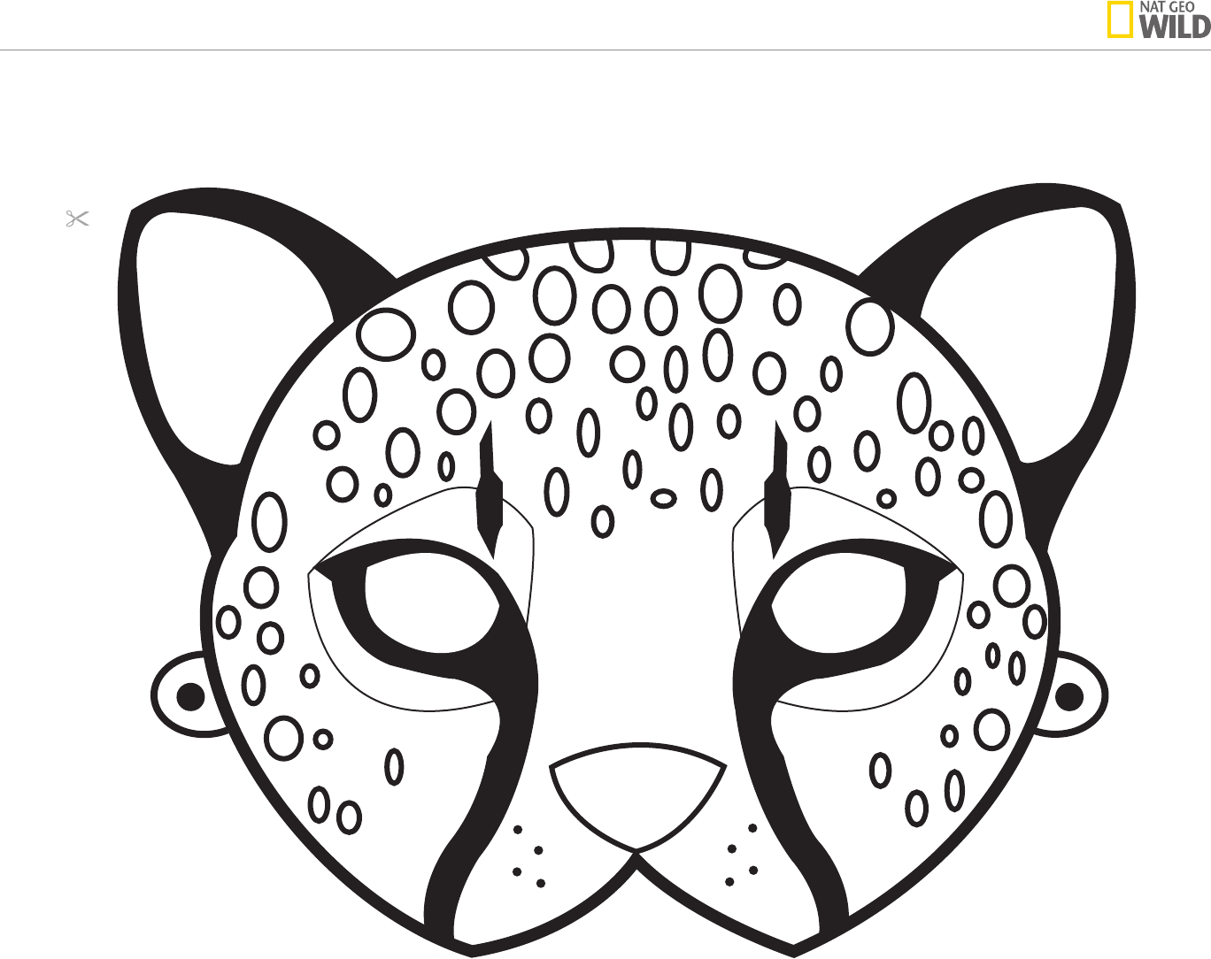 Ideas For A Natural African Safari Theme Party | Cheetah Birthday - Free Printable Masks