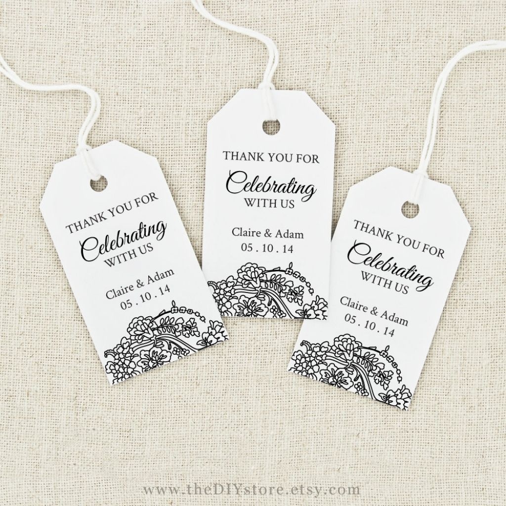 Image Result For Free Printable Wedding Favor Tags Template - Free Printable Wedding Thank You Tags