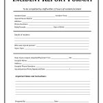 Incident Report Form Template Microsoft Excel | Report Templates   Free Printable Incident Report Form