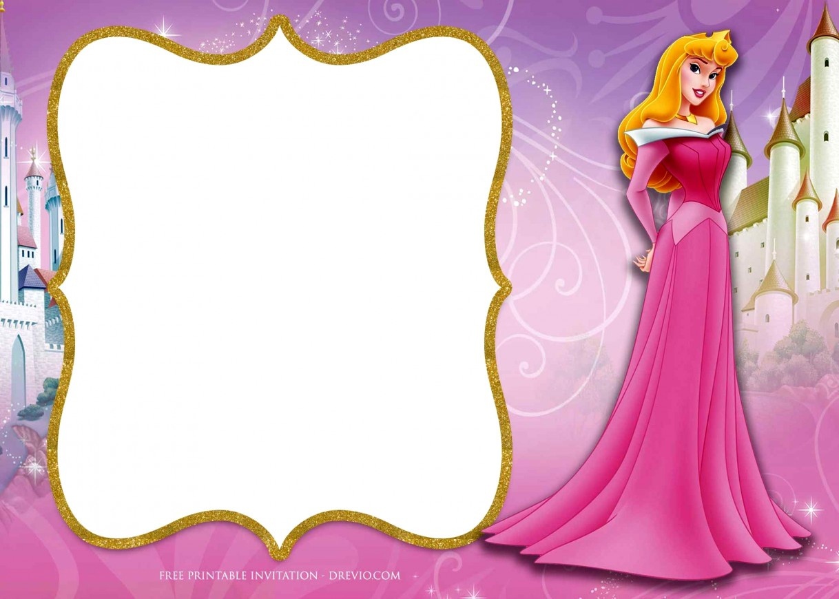 Inspirational Sleeping Beauty Birthday Invitations Aurora Invitation - Free Printable Princess Invitation Cards