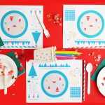 Interactive Free Printable Christmas Placematla Maison De Loulou |   Free Printable Christmas Placemats For Adults