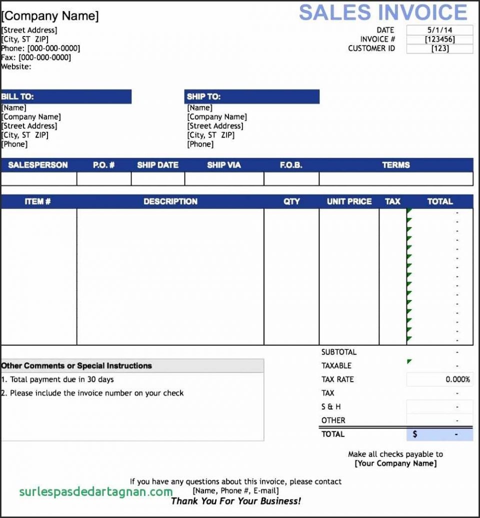 Aynax Free Invoice Template Printable Templates