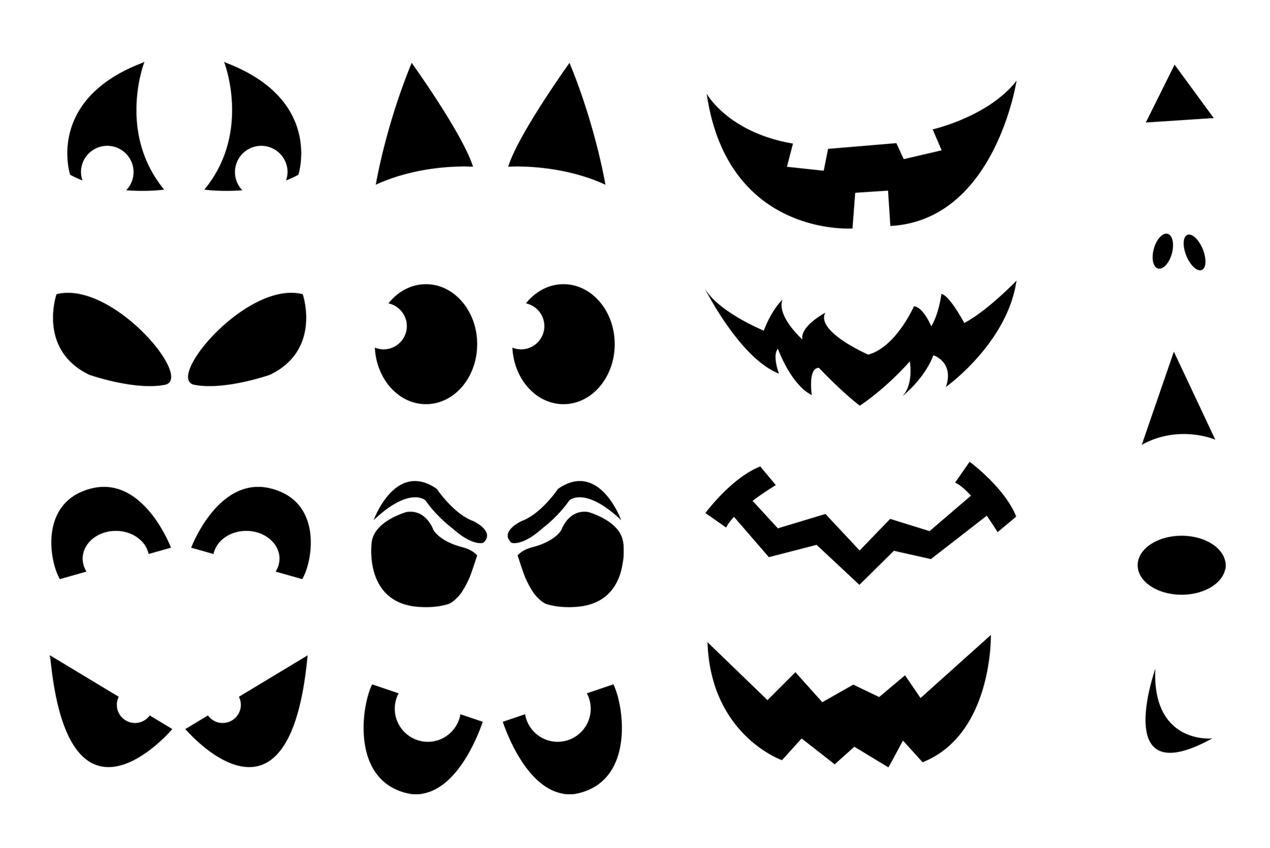 Jack-O&amp;#039;-Lantern Shirt Stencils | Craft Buds - Jack O Lantern Templates Printable Free