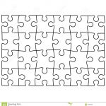 Jigsaw Puzzle Design Template | Free Puzzle Templates 1300.1390   Puzzle Maker Printable Free
