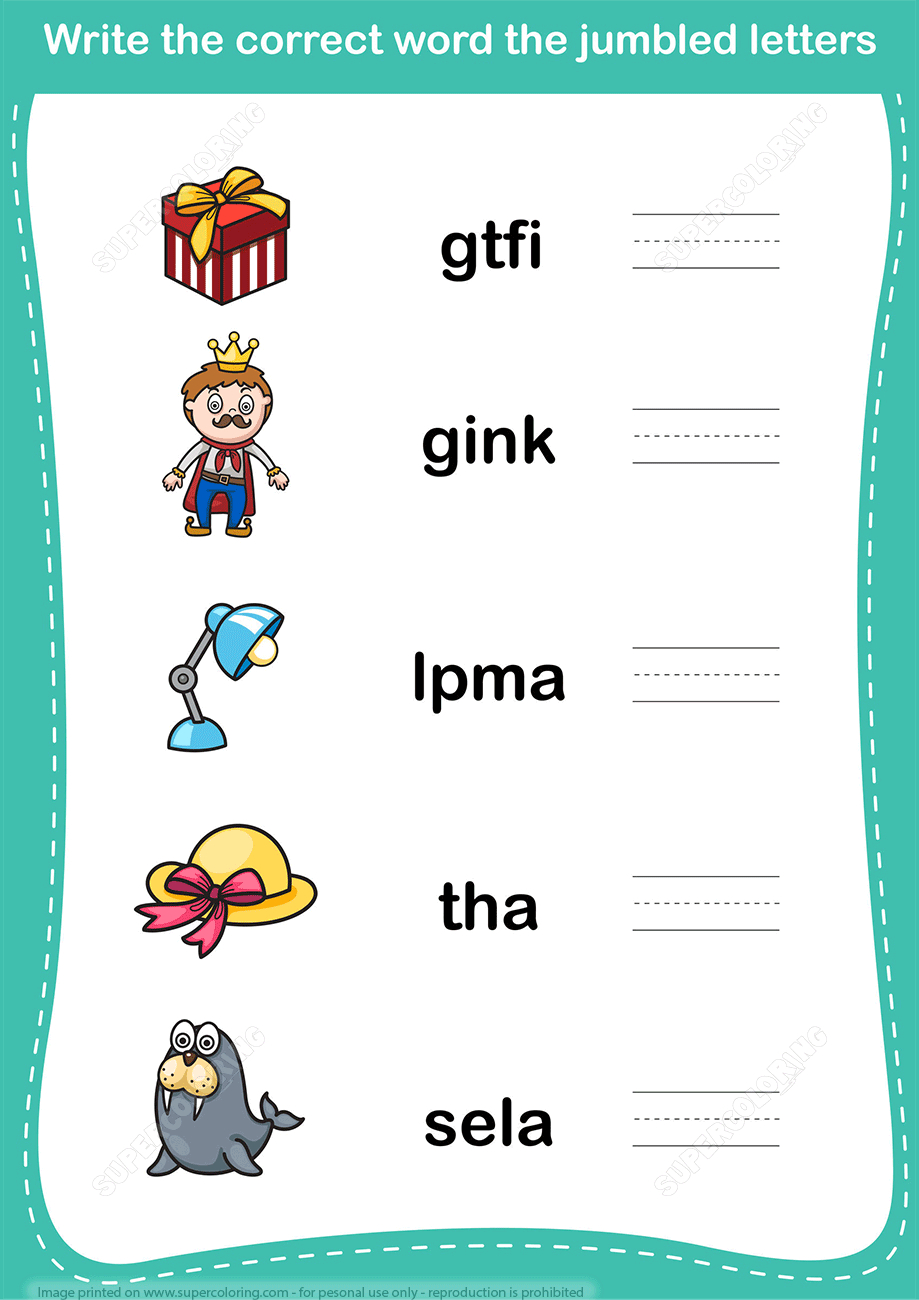 free online word jumble game