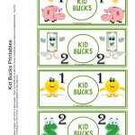 Kid Bucks | Home "behavior Banking" | Chores For Kids, Kids Rewards   Free Printable Chore Bucks