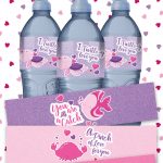 Kids Valentine Water Bottle Labels (Free Printable)   Fun For Little   Free Printable Labels For Bottles